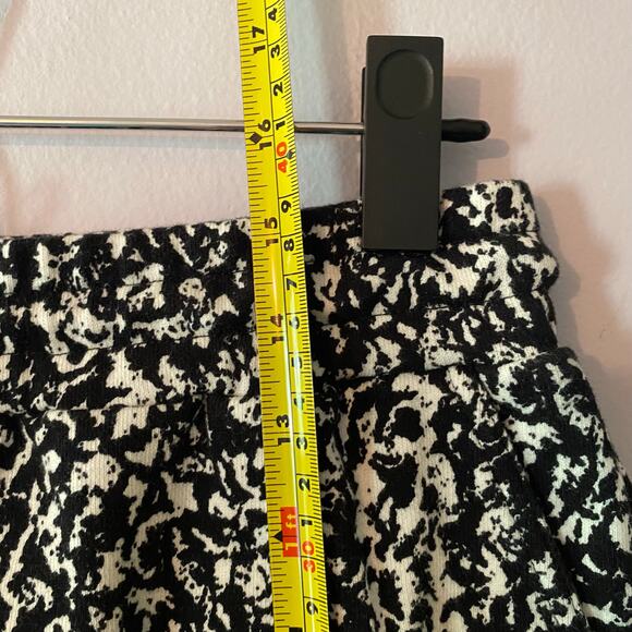 NWT Pistola Women's size Small Black White Marbled Terrycloth Sweat Shorts - Picture 8 of 9